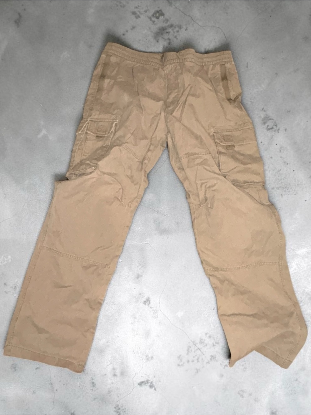 Abercrombie & Fitch Khaki Cargo Pants - Classic Utility